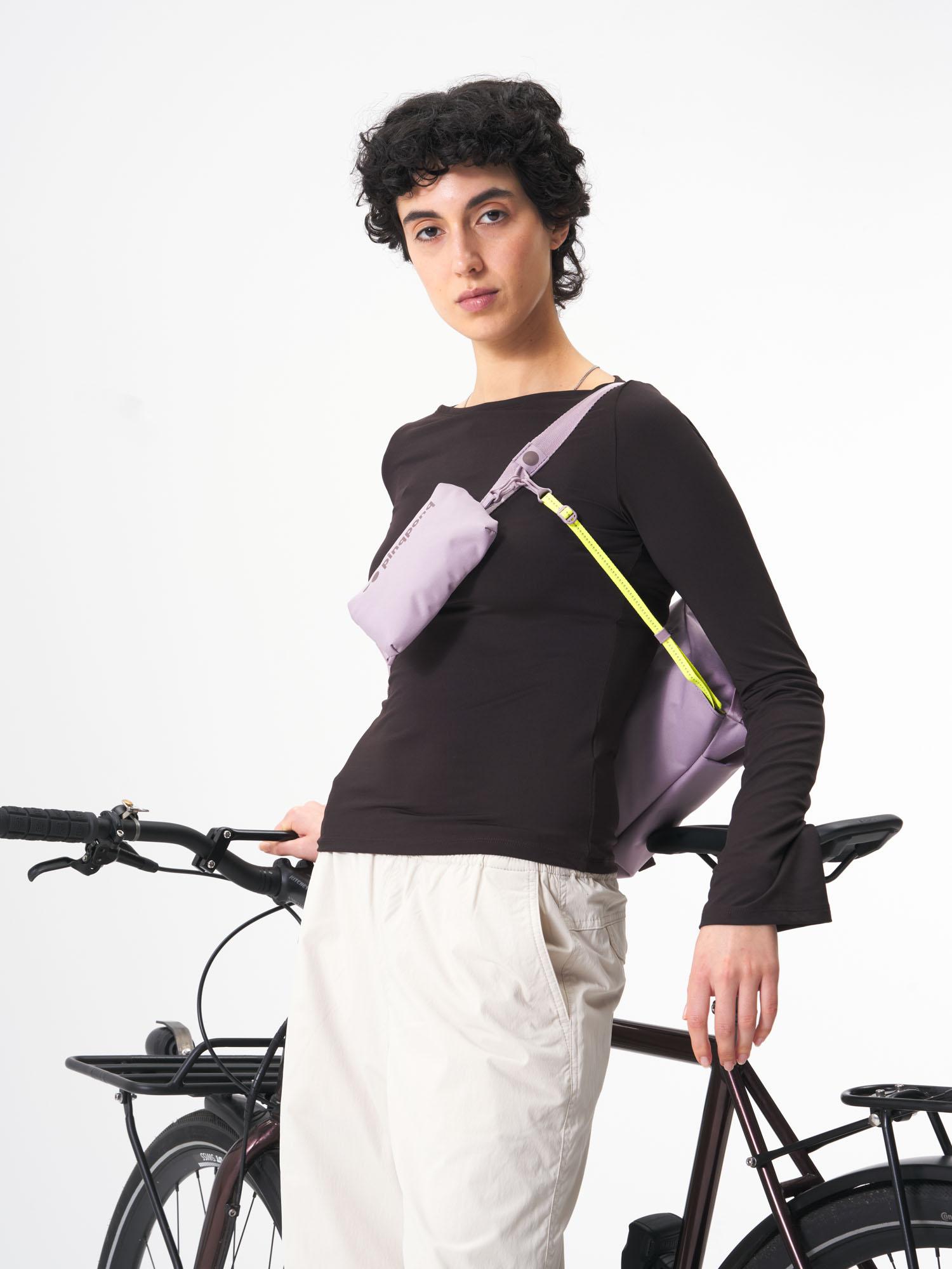 pinqponq Aksel Construct Lilac Hüfttasche Crossbody Bag unisex flieder